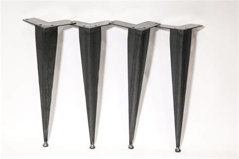 esty metal table brackets angle iron|Tapered Angle Iron Metal Table Legs.